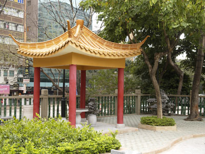 Chinese garden,Nathan Road,Kowloon,Hong Kong.0207DHK